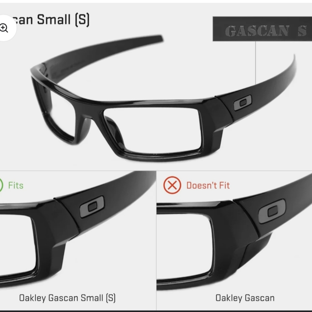 New In Box Gascan Small Polarized Stealth Black Lens - Picture 4 of 8